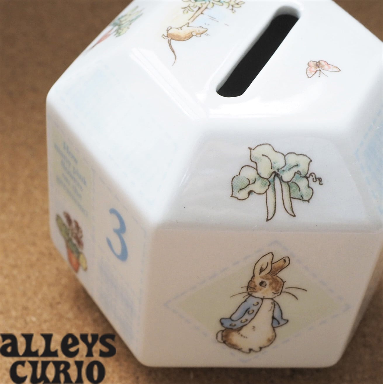WEDG WOOD ピーターラビット貯金箱 PETER RABBIT Reserch at The