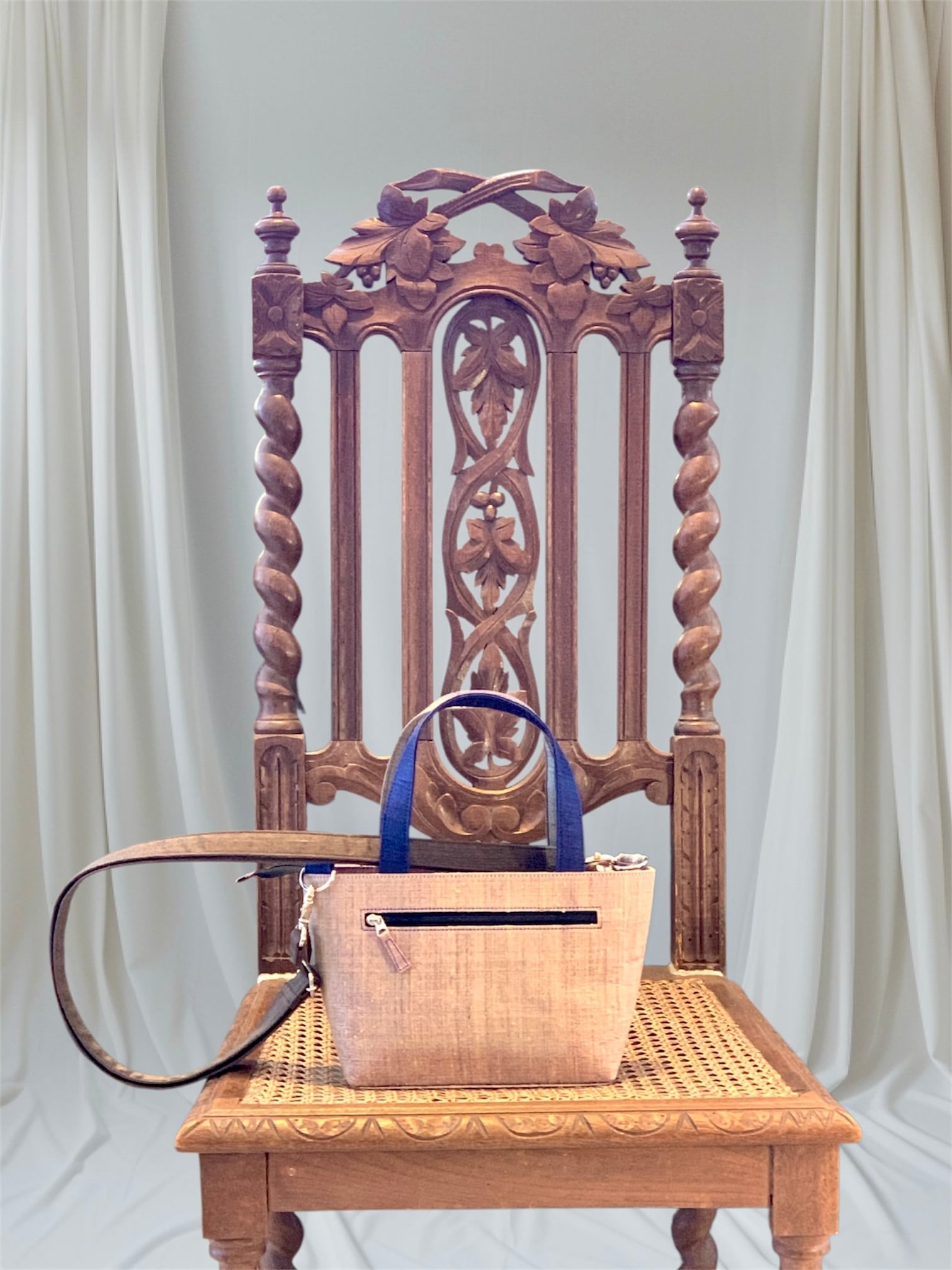 【色を楽しむ】バッグシルクバッグ カンボジアシルク 軽いバッグ クリスマス 着物バッグ