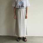 JOICEADDED【 womens 】 Checked fabric skirt