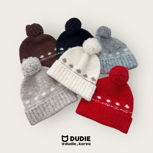 【取寄】dudie｜nor pom beanie｜ノルポンビーニー｜FREE｜kids｜25 winter