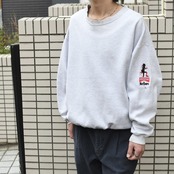 marlboro wide silhouette lizard embroidery sweat