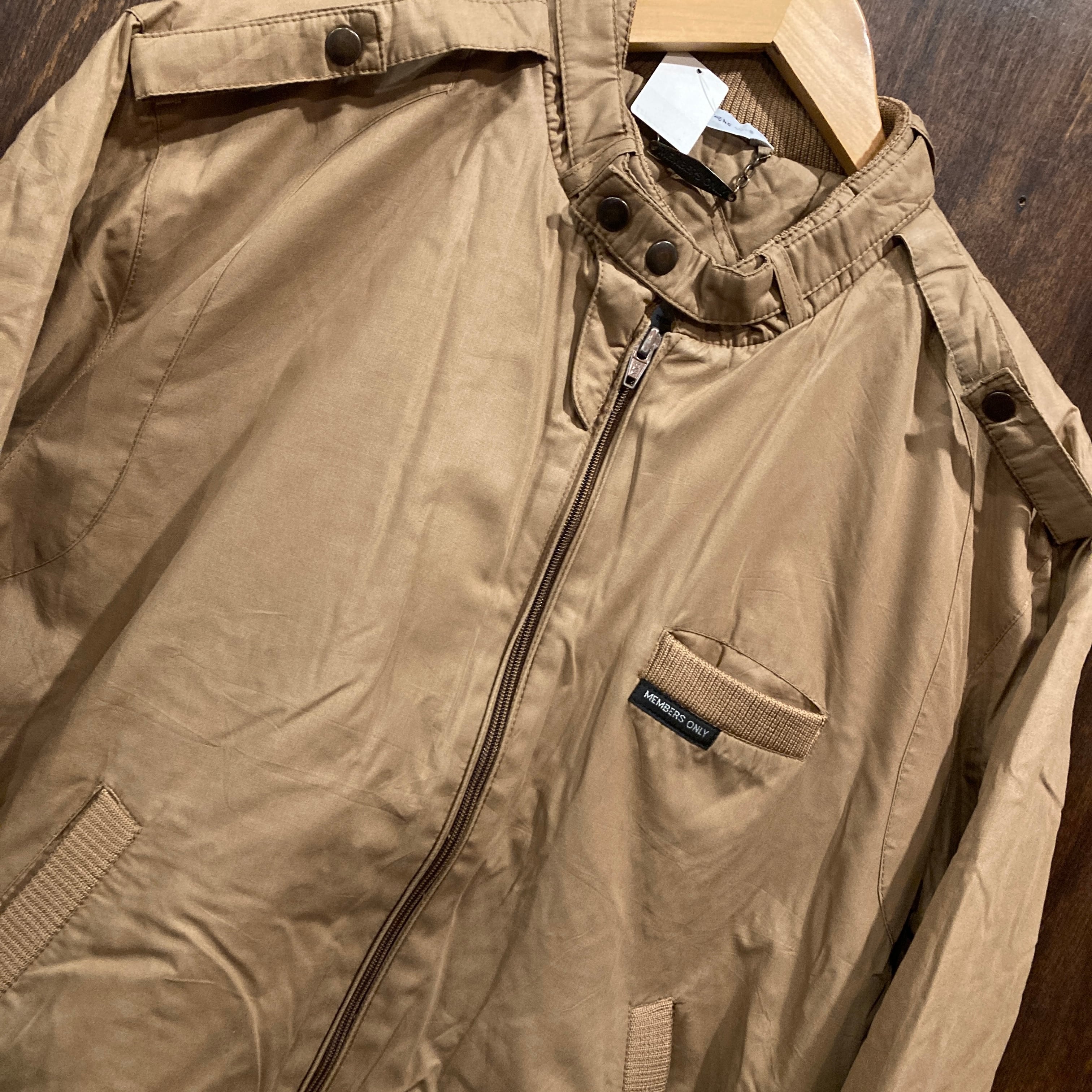 MEMBERS ONLY メンバーズオンリー 中綿 レーサージャケット ブラウン