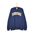 80s テネシー大学 カレッジプリント ヴィンテージ スウェット アーチロゴ TENNESSEE 紺 ネイビー メンズXL アメカジ 古着 @CF0640