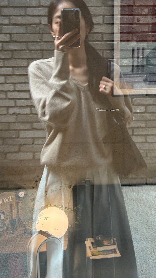 (予約) HAUS / Praha cashmere knit 3color