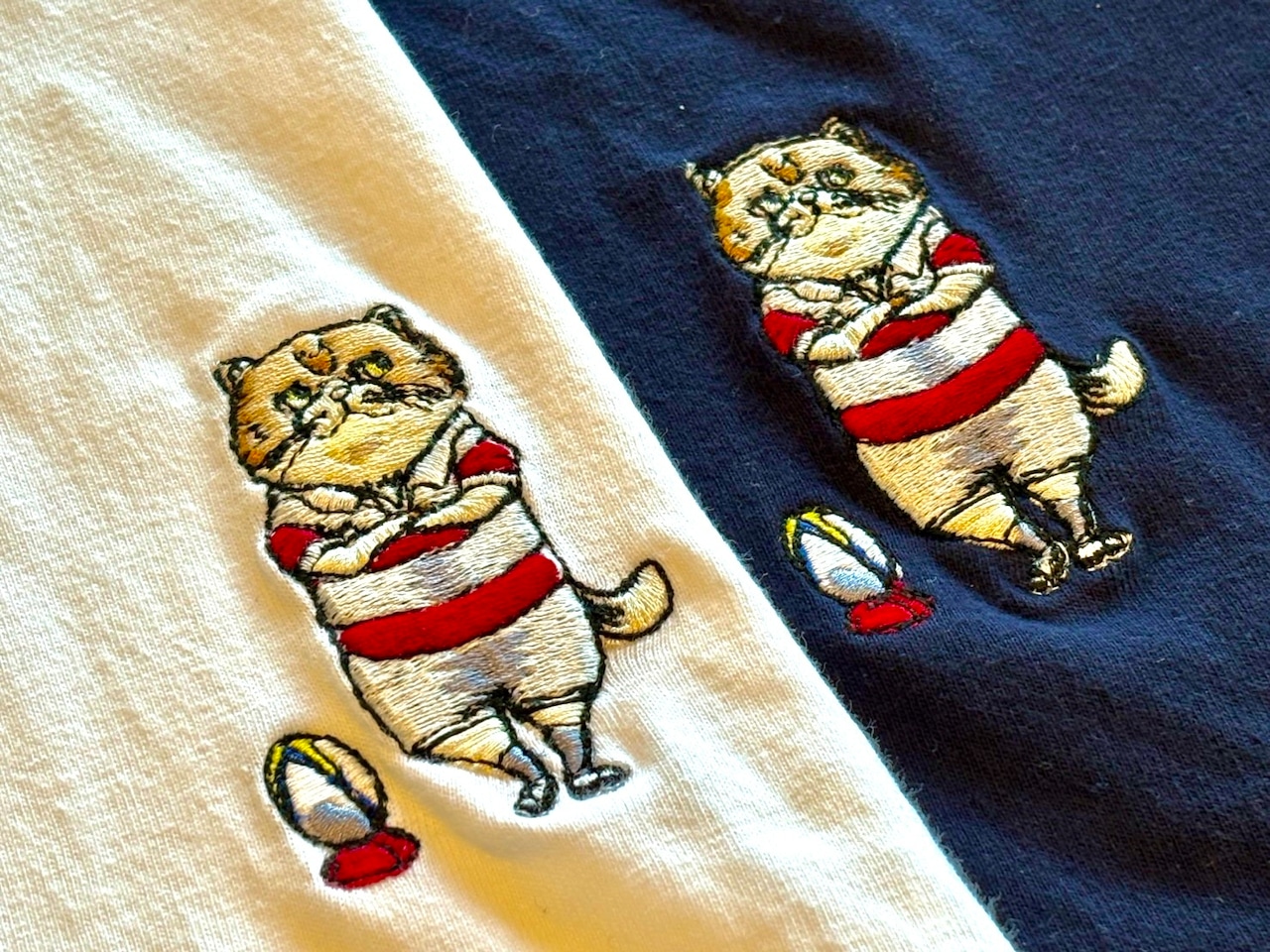 RUGBY CAT Tシャツ　白