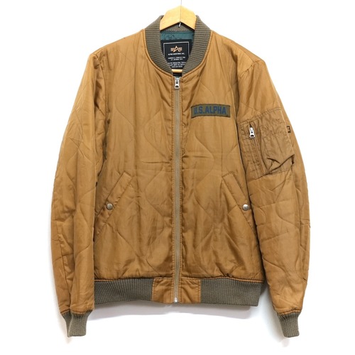 3747 ALPHA INDUSTRIES アルファインダストリーズ キルティングジャケット ブルゾン メンズ古着 サイズM