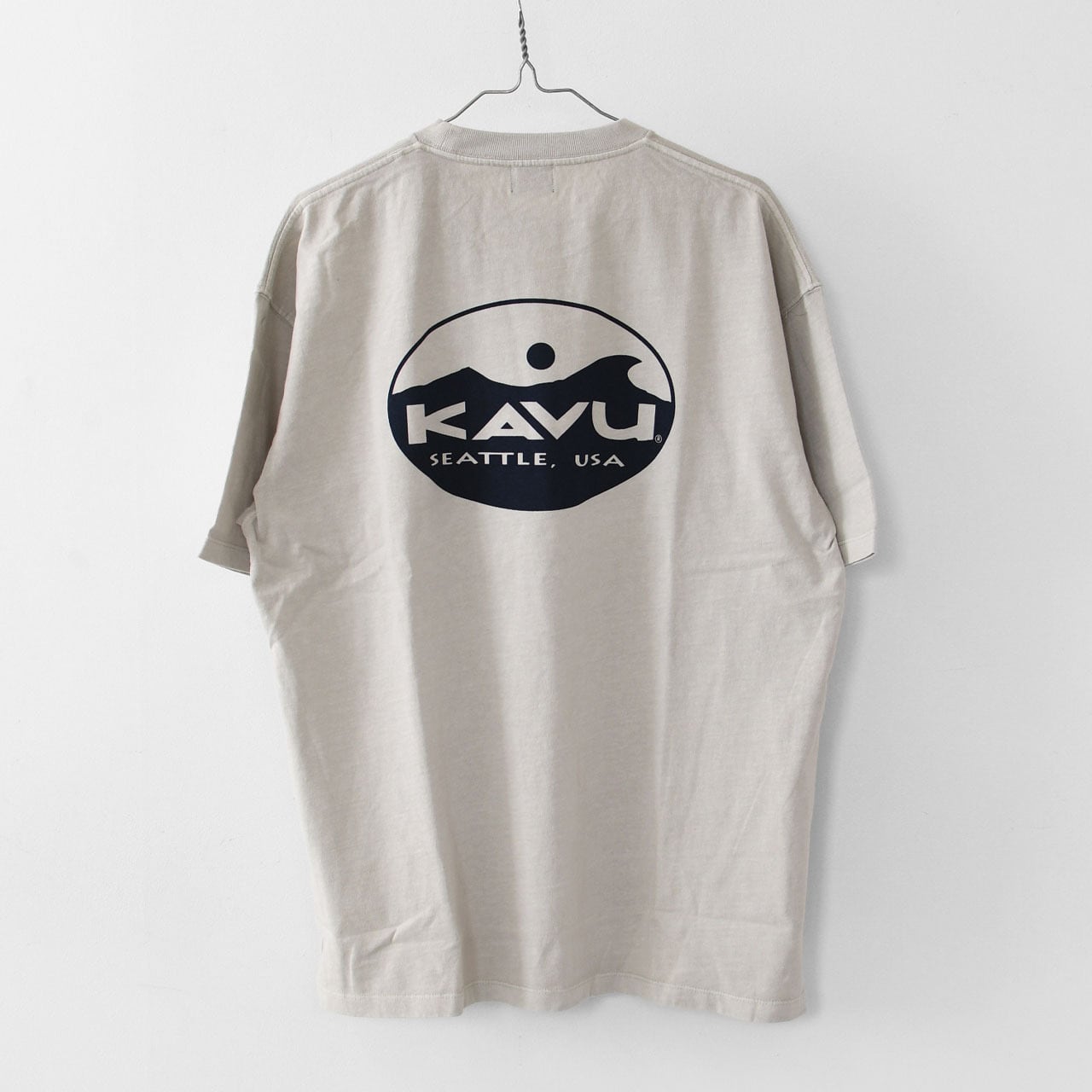 KAVU [カブー] Surf Logo Tee -pigment- [19822225] サーフロゴティー