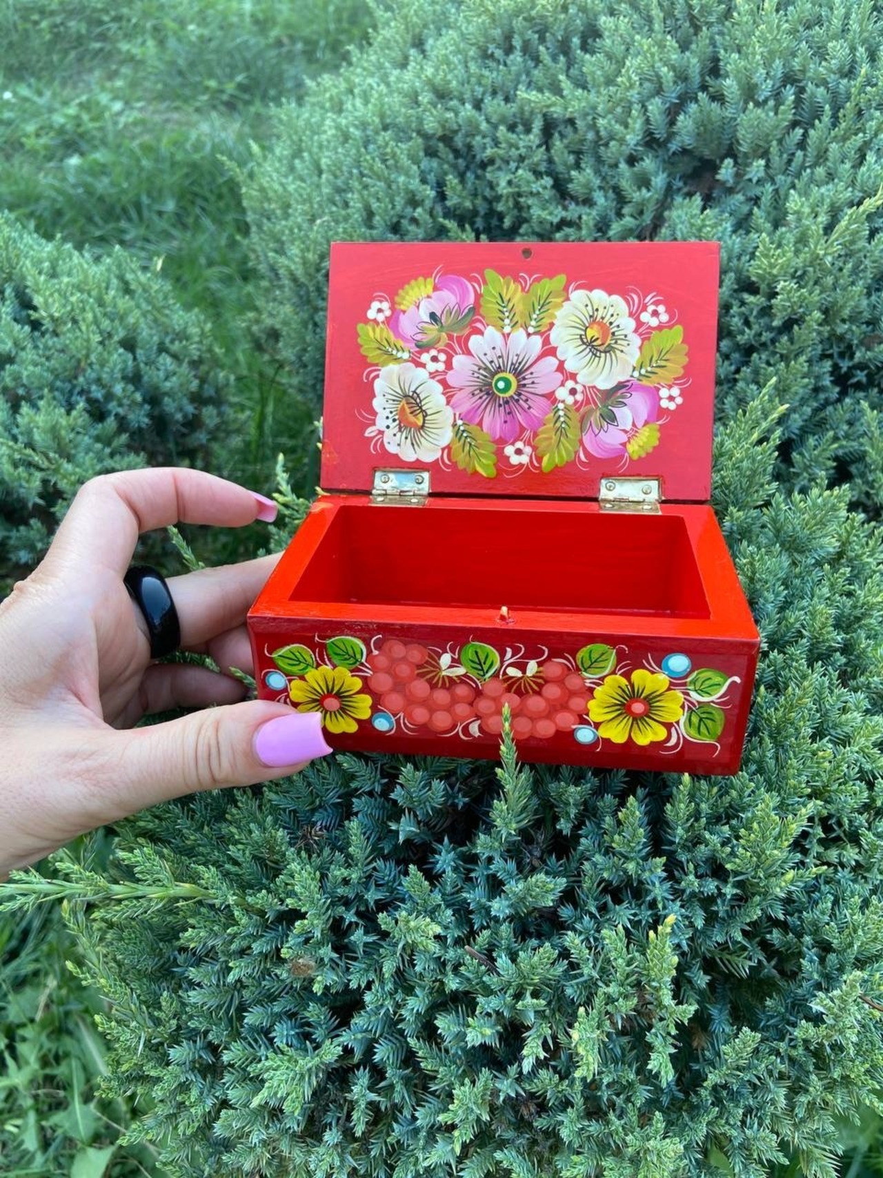 ペトリキフカ・ジュエリーボックス （ホメンコ）12 cm - 5