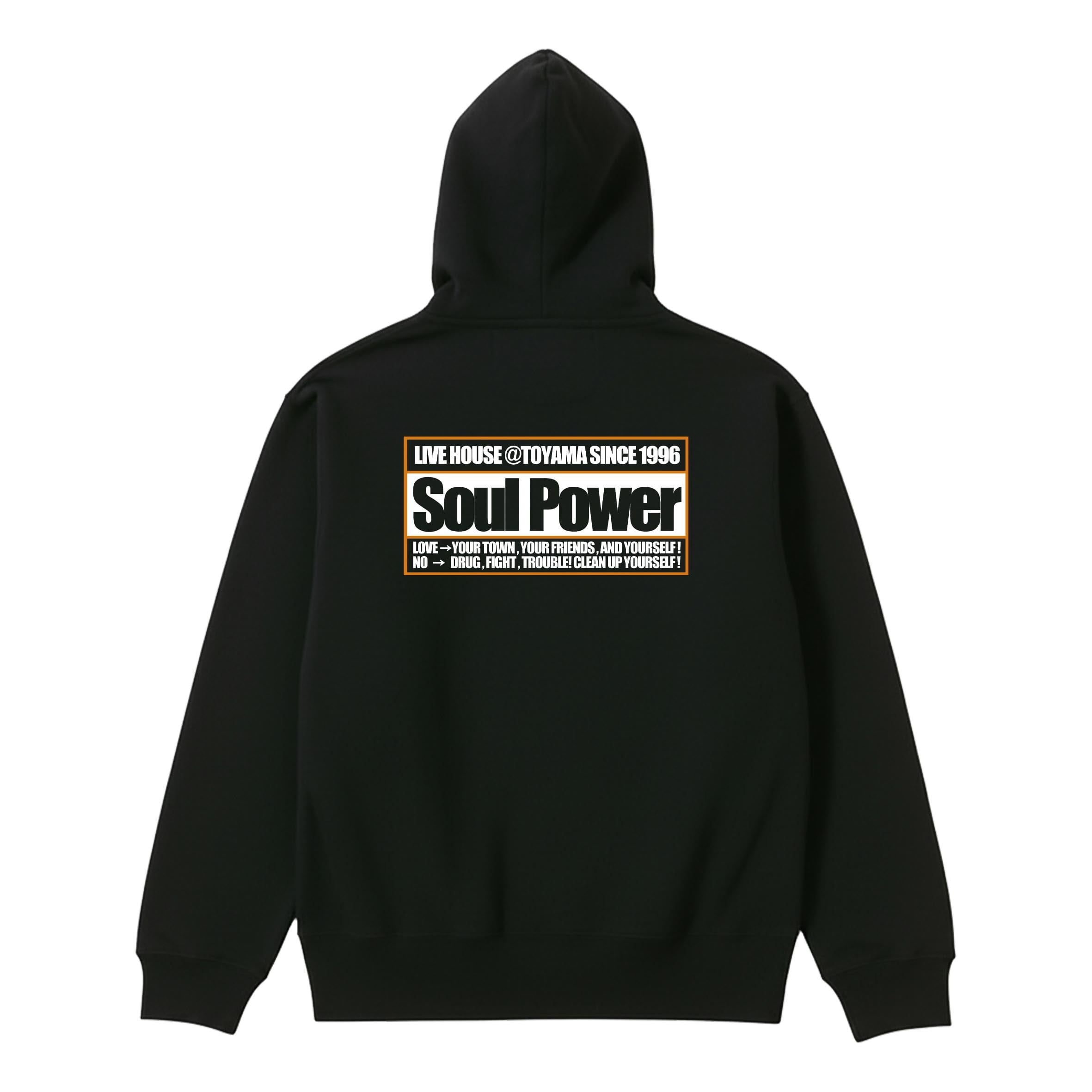 富山ソウルパワー】Soul Power パーカー【ライブハウス】 | 超B型なお