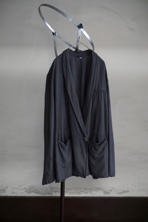 YORN Boutique Draped Silk Jacket