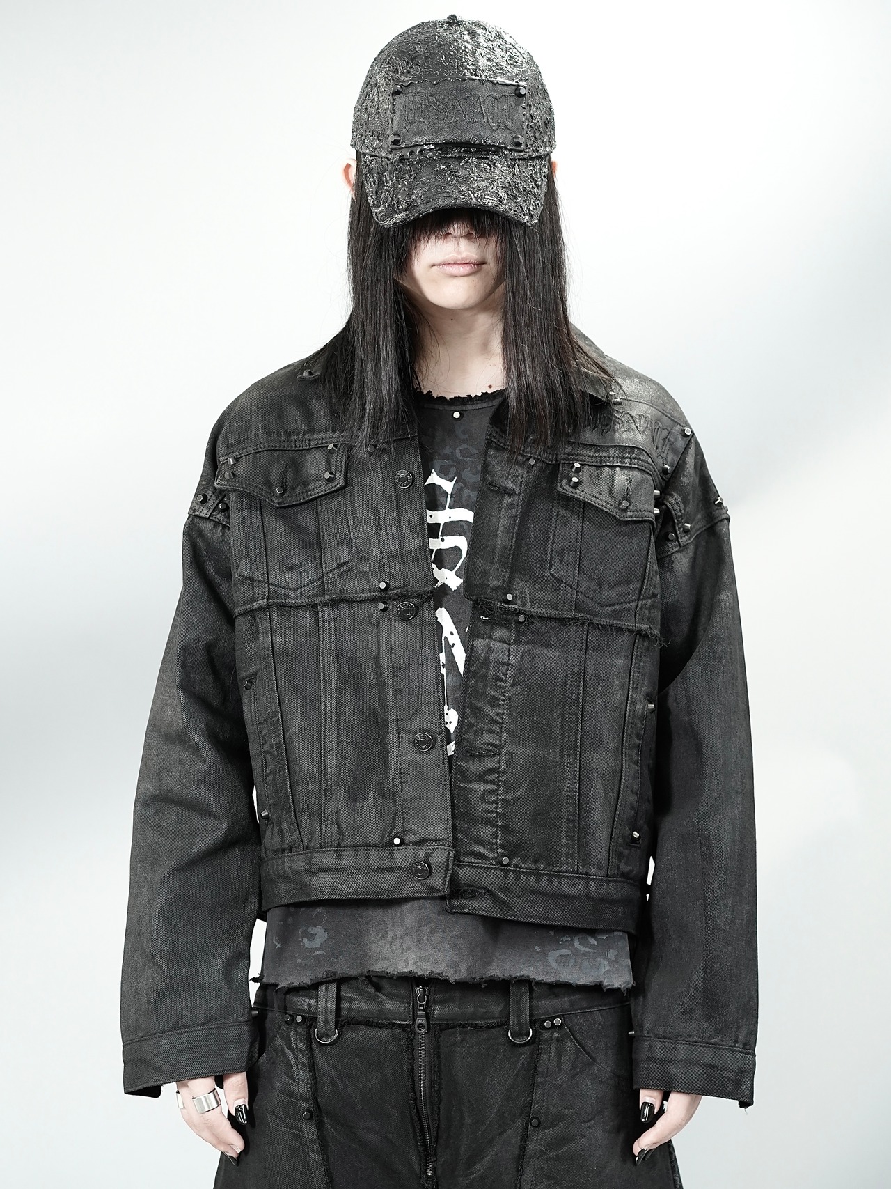 【DES'N'ATE】COATED SWITCHING DENIM JACKET