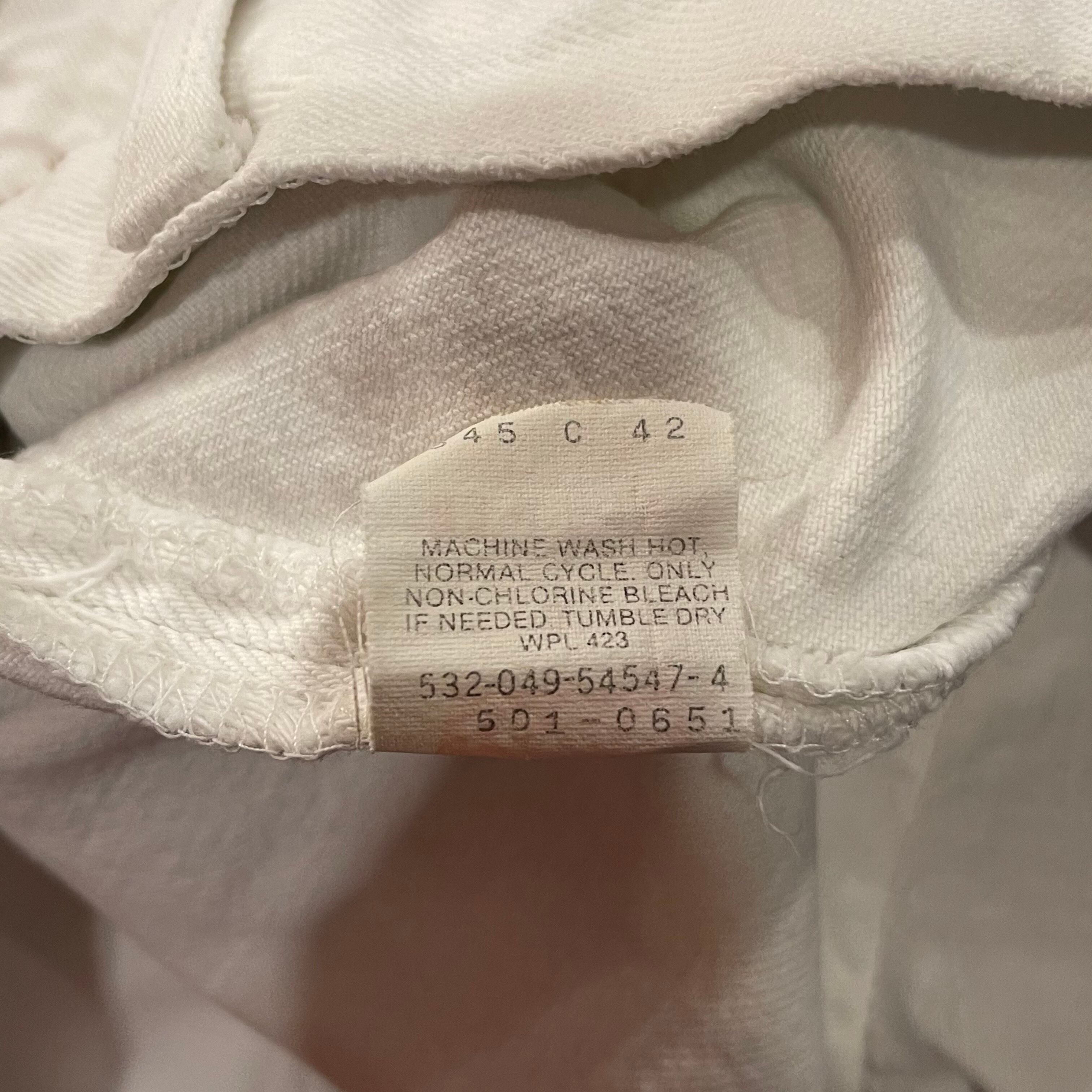 80s Levis 501 White Denim Pants USA製 | VOSTOK