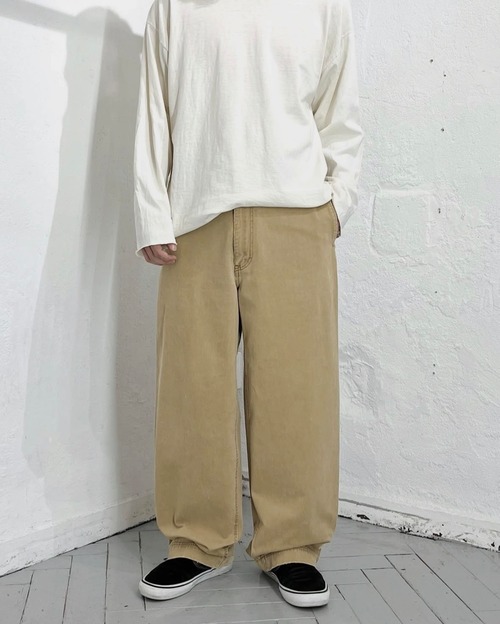 90s~ ABERCROMBIE&FITCH Wide Chino Trousers