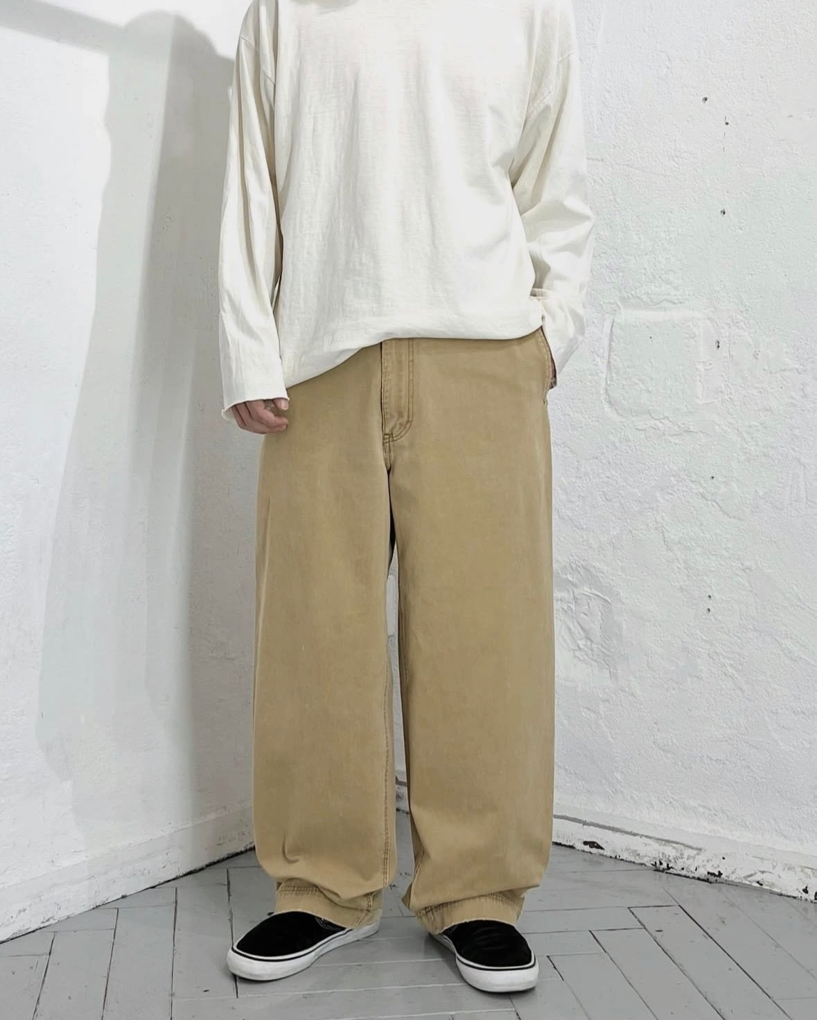 90s~ ABERCROMBIE&FITCH Wide Chino Trousers