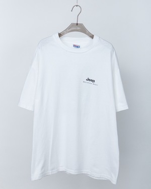 both side print T-shirt / "Jeep" (single stich)