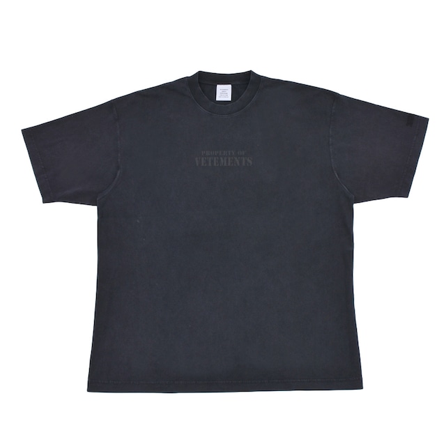 【VETEMENTS】PROPERTY OF VETEMENTS T-SHIRT