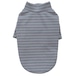 予約【noonoosoom】fluffy stripe basic turtle neck t shirt (Gray)