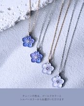 和菓子【桔梗】◇白 necklace