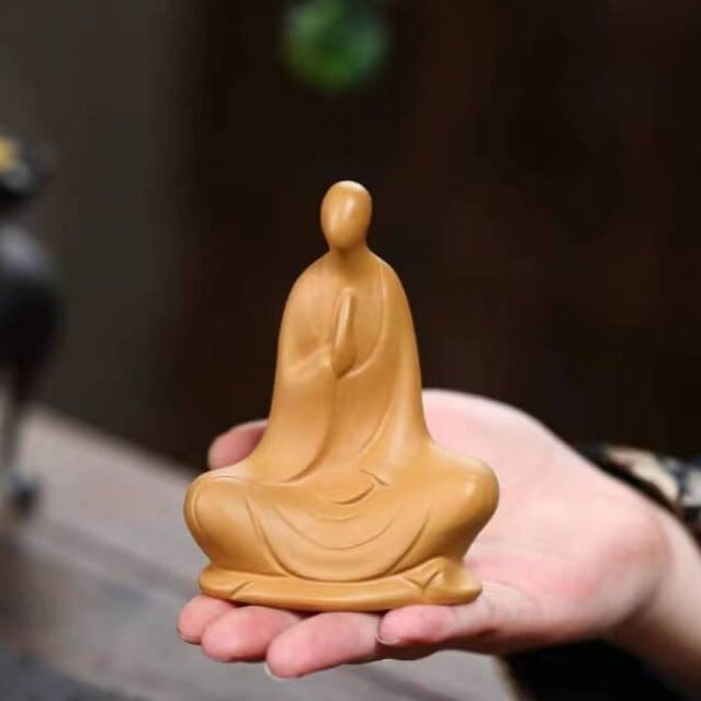 寝釈迦 涅槃像 仏陀像 涅槃仏 仏像 置物 石調 オブジェ 29cm