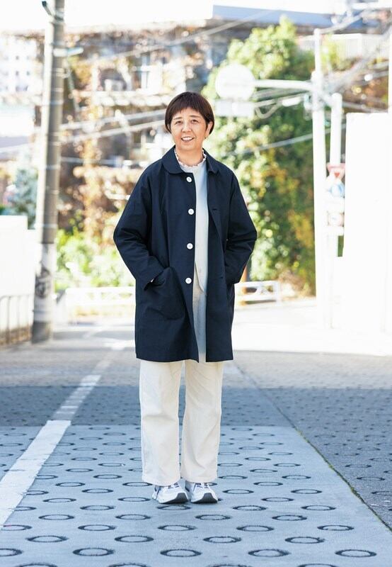 HUIS ×一田憲子さんコラボ おへそステンカラーコート | 大人に HUIS ×一田憲子さんコラボ おへそステンカラーコート | 大人に