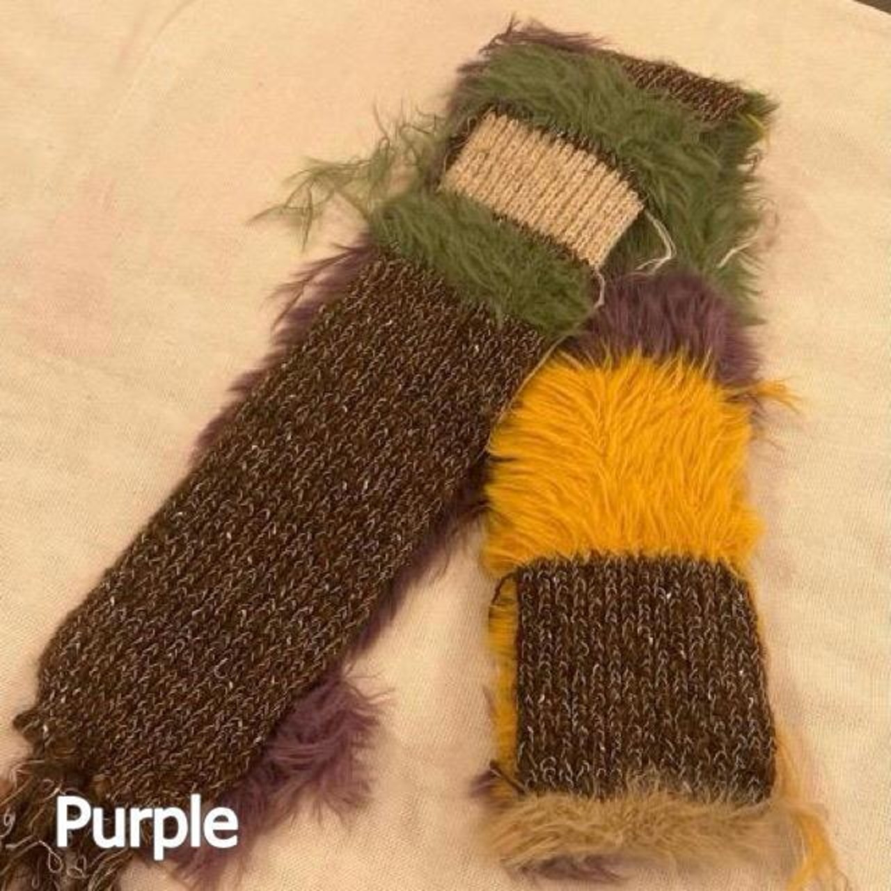 TOPANGA Accessory Fur & Knitted Slim Muffler (2 Colors)