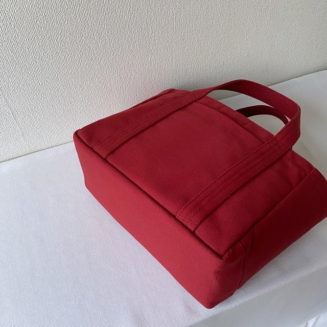 【全6色】「軽いボックストート」小サイズ／アルマダ8号帆布【受注制作】