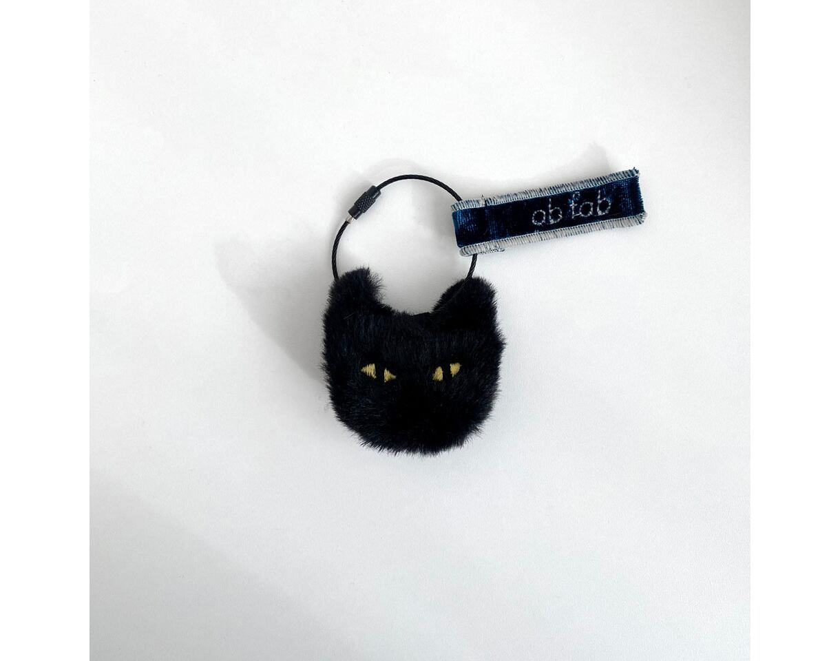 ab fab.] Black cat ( Key ring ) 正規品 韓国ブランド 韓国代行 韓国