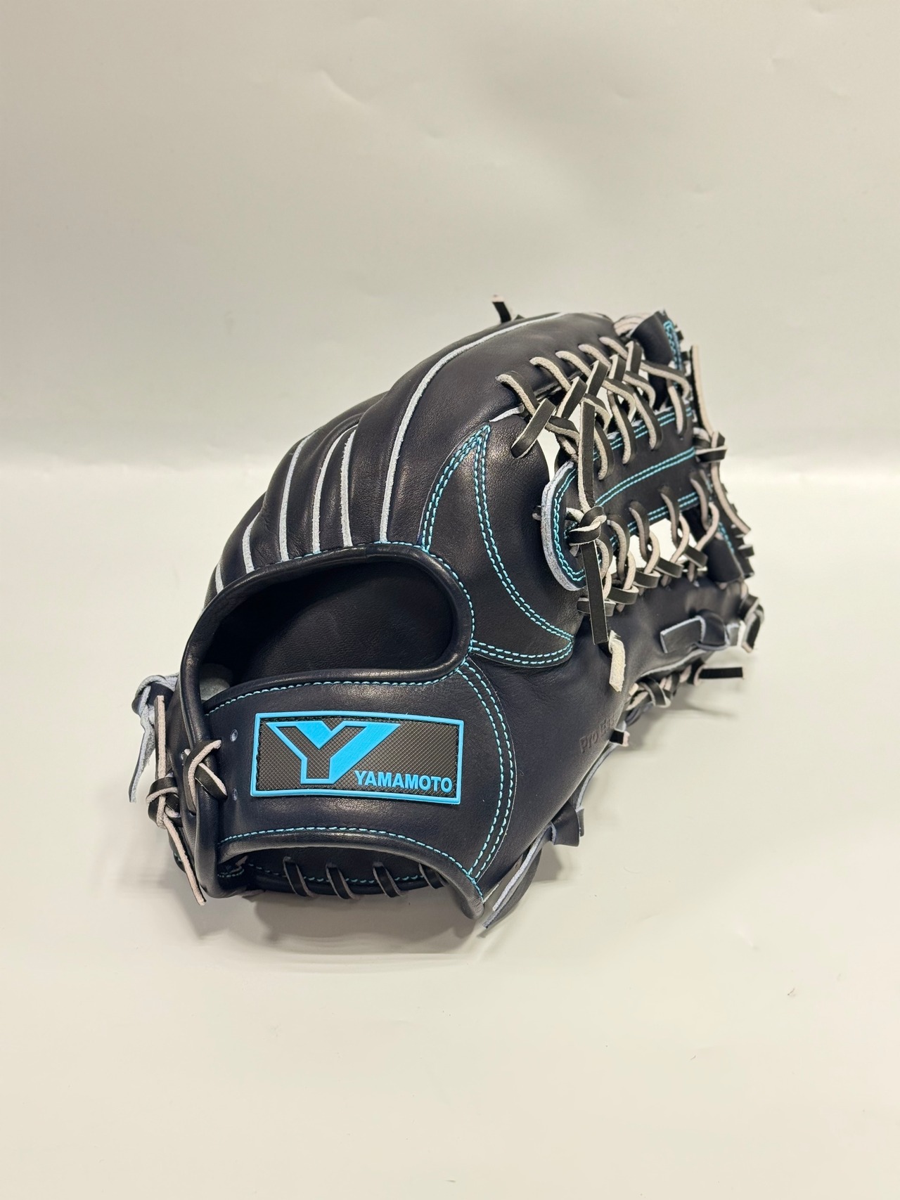 YGSー山本グラブスタジオ 硬式グローブ 湯もみ型付け済み CG98型 Yブラック×ブラック Tウェブ・画像2