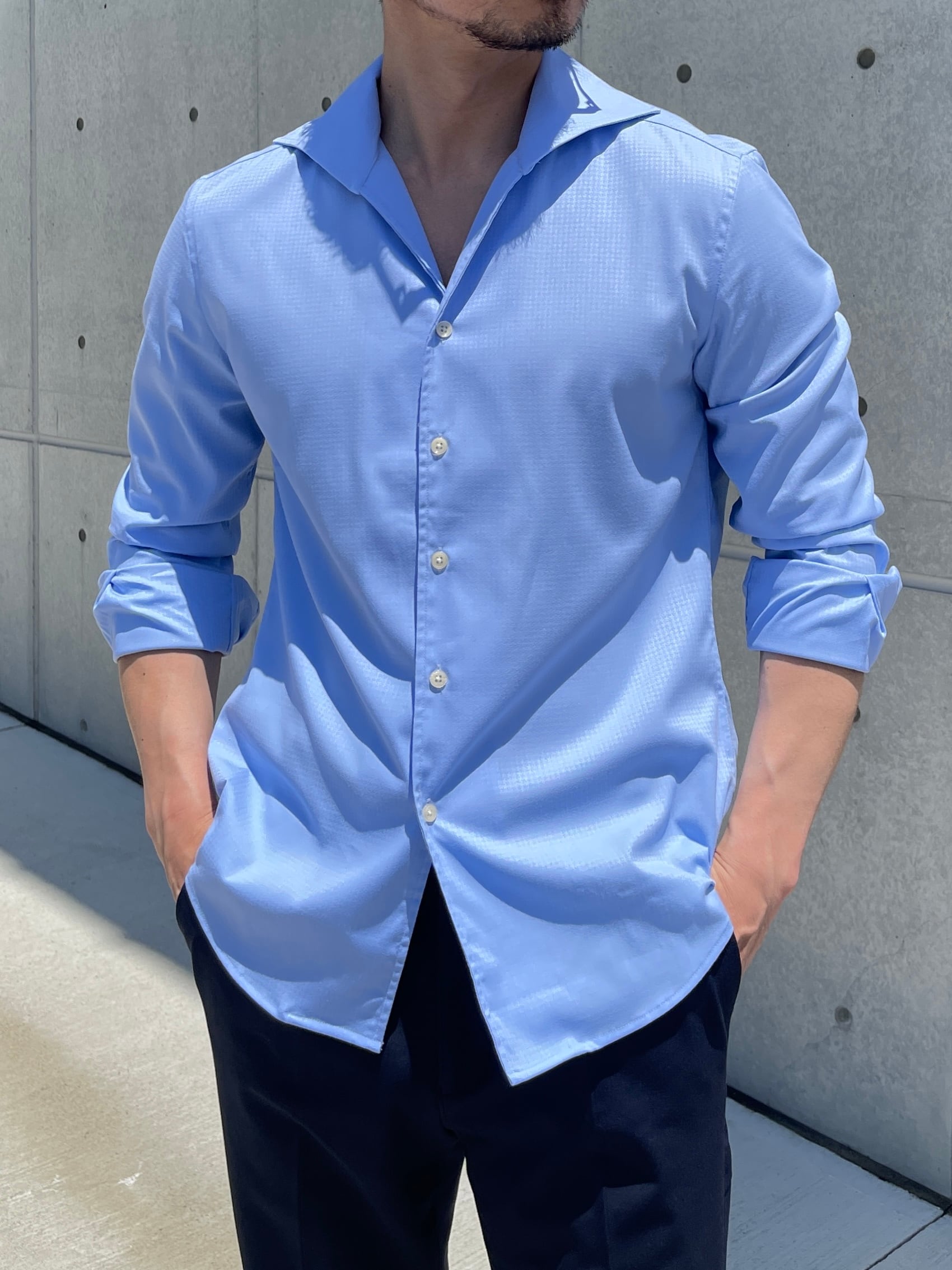 イタリアンカラーシャツ | Wide Range