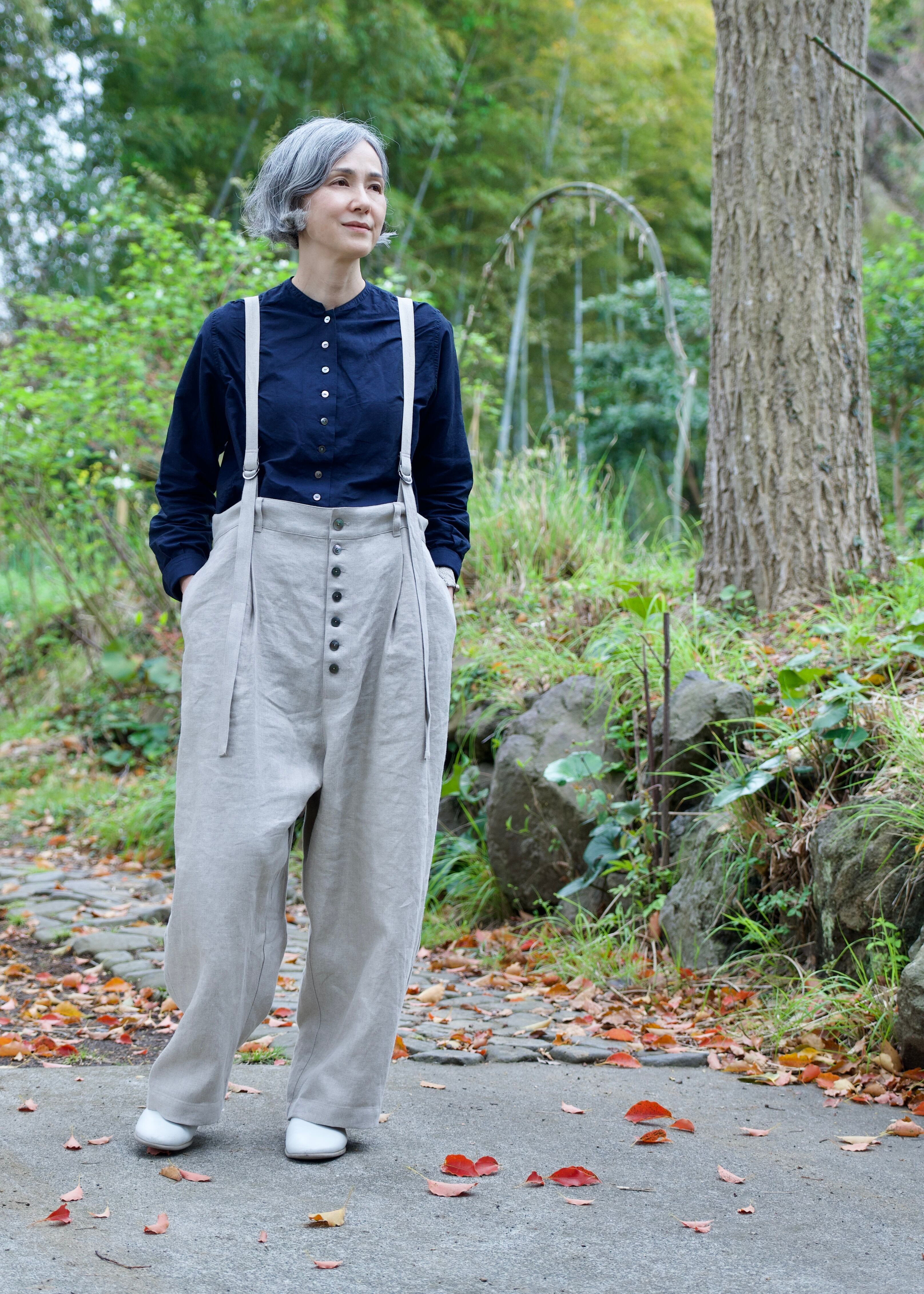 Ripustaa Salopette：リプスタサロペット <ecru> #unisex | Huminaa