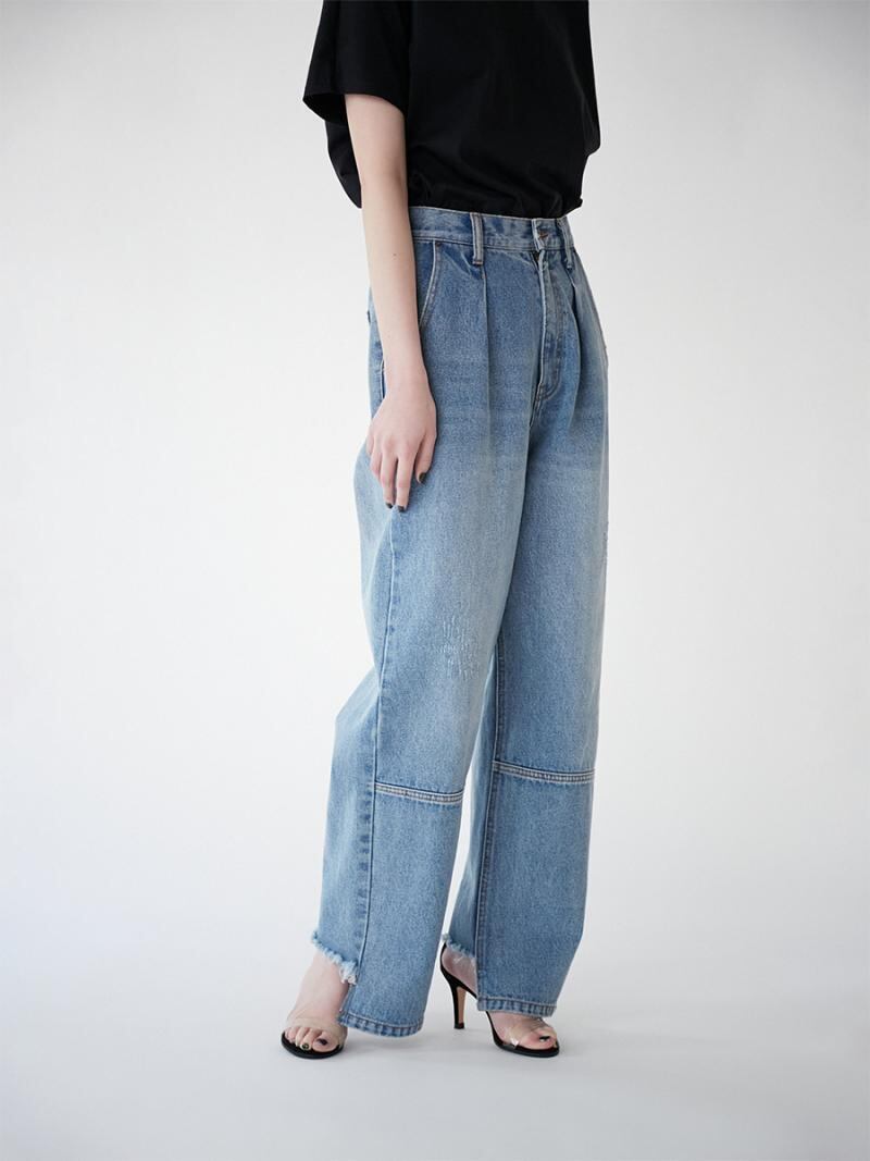 YENN 】HIGH RISE TUCK WIDE PANTS | valance 福井｜レディース