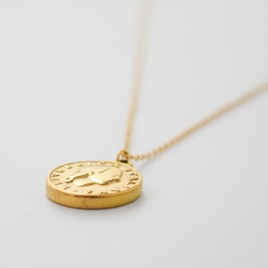 イタリアンコインネックレスゴールド