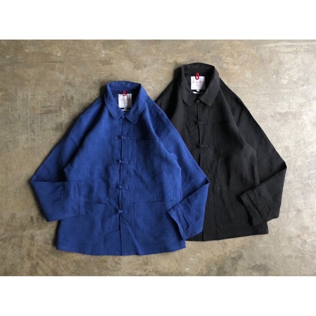 Kinloch Anderson(キンロック アンダーソン) Officer Band Collar Pull Over Shirts