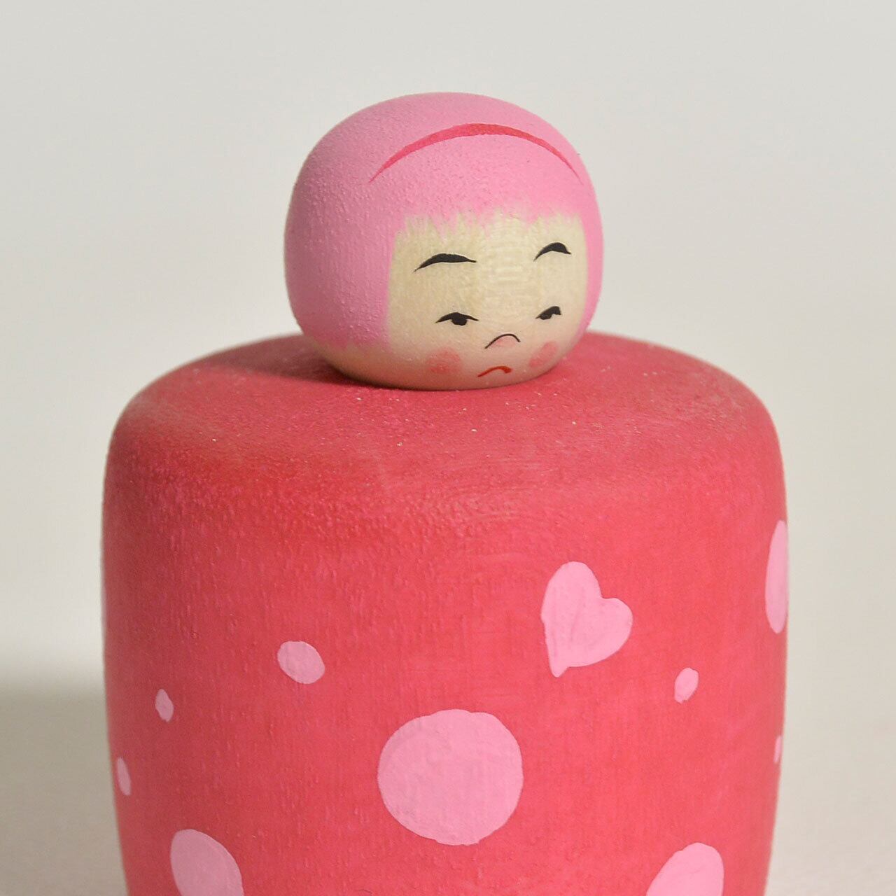 ドットちゃんえじここけし 約1.5寸 約4.5cm 鈴木明 工人（作並系