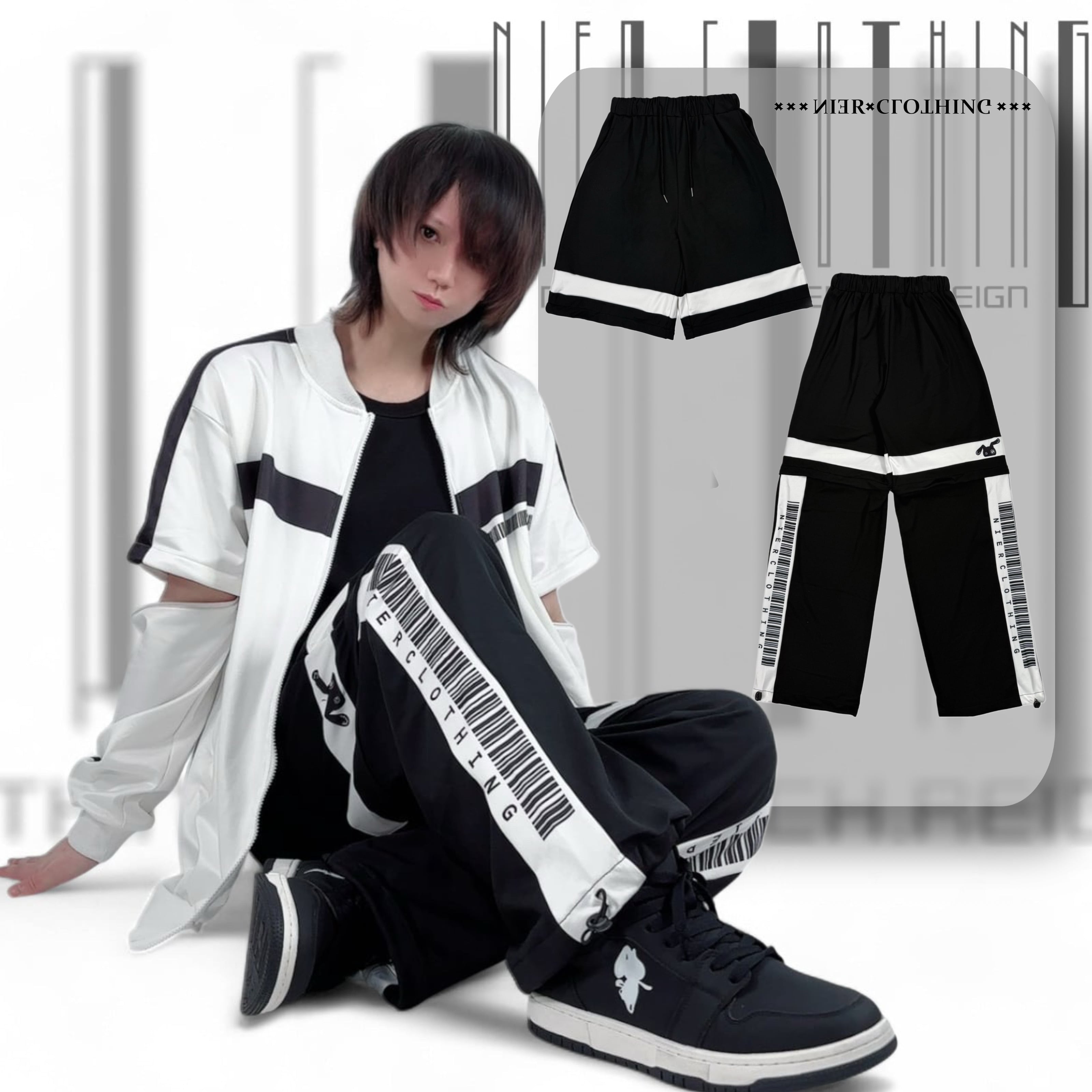 VARIABLE FORM 3WAY ZIP PANTS【CODE】 | NIER CLOTHING