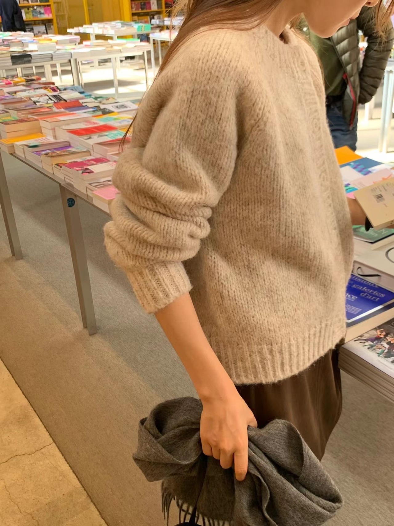 (OUNCE) jane round cardigan / 2color