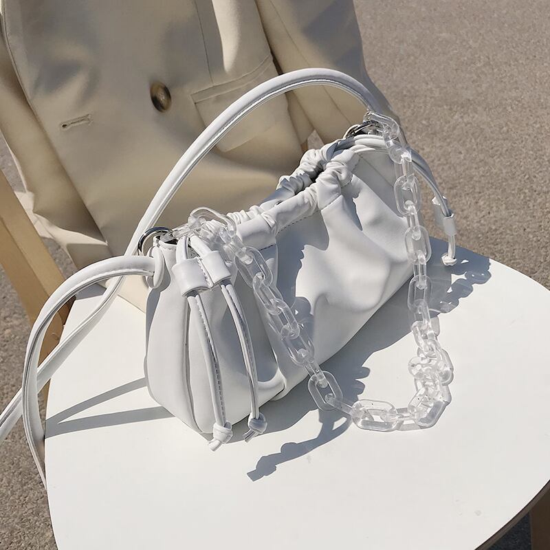 フレンチニッチバッグレディース2020夏ニューウェーブファッションフェアリークロスボディバージョンワイルドフォールドショルダーバッグ Tiancai_Wing_Bag6746233