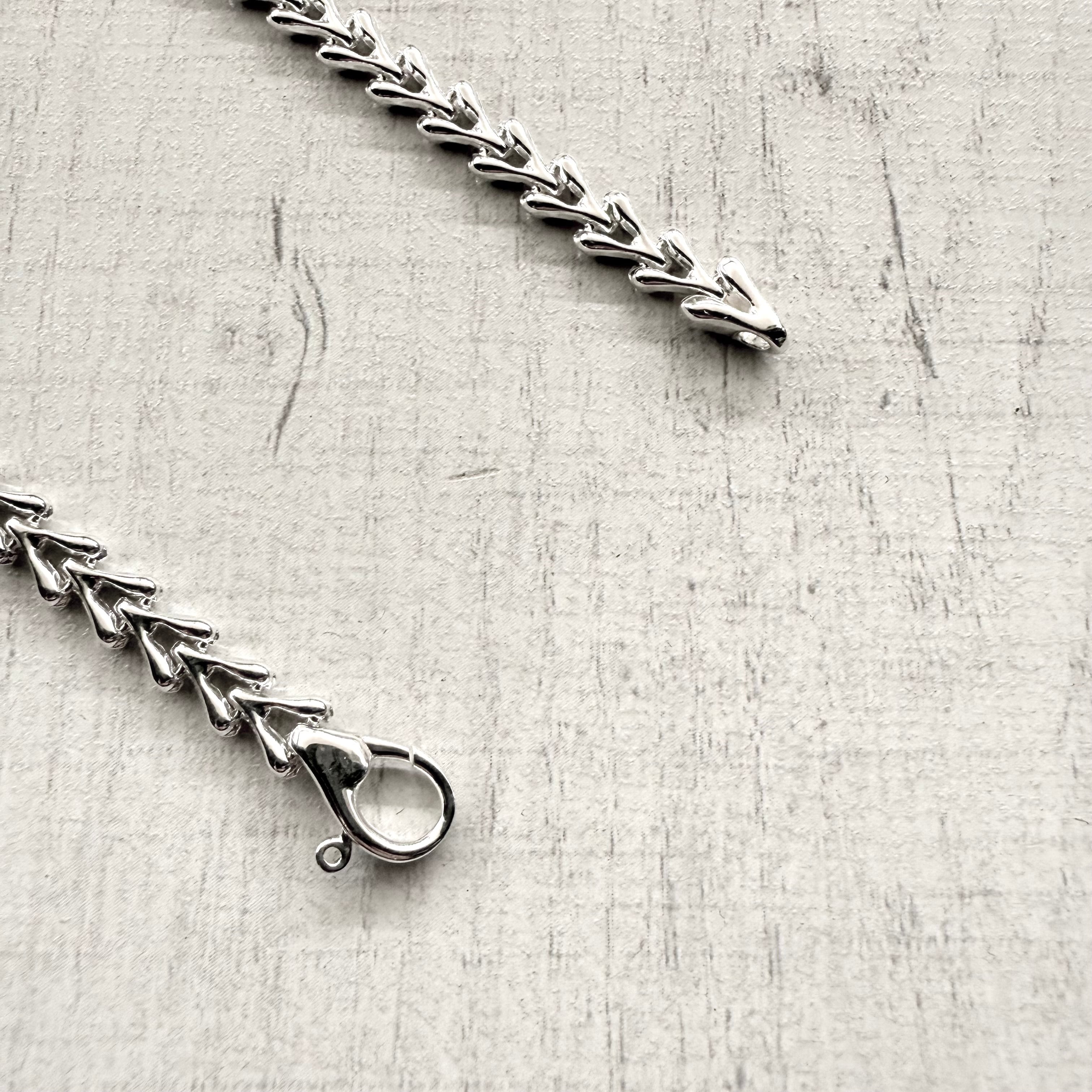ITALY MADE HERRINGBONE BRACELET -SILVER925- ヘリンボーン