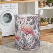 Round Laundry Basket Paisley 4733