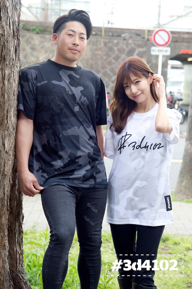 カモフラTシャツ White/Black