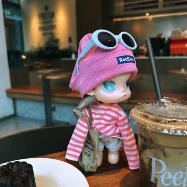 おしゃれで可愛い！普段使いカジュアル♡ BJD 1/8 Zsiga人形用 Zsiga ピンク系 カジュアルコーデ 5点セット かわいい ドール服