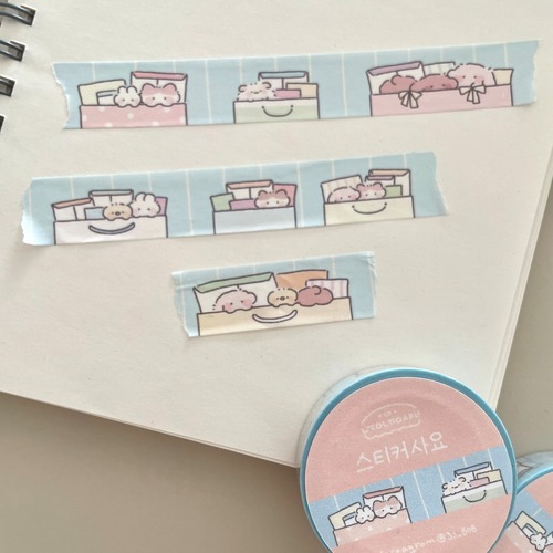nyung nyung shop 〔masking tape -ステッカーを買います- 〕