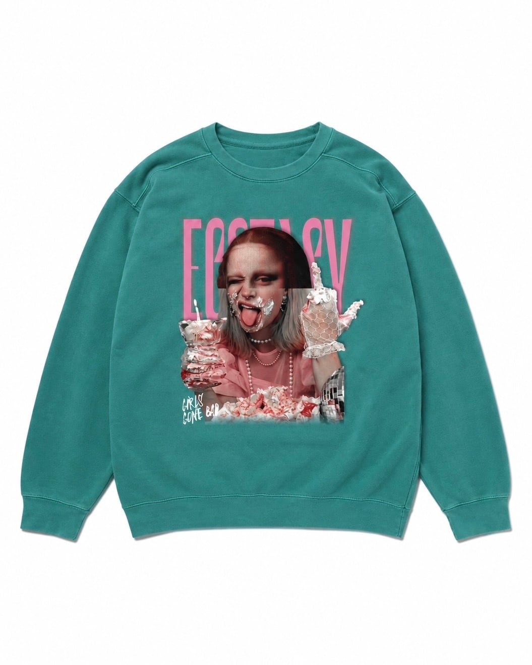 EX.ECSTASY SWEAT SHIRTS VINTAGE GREEN