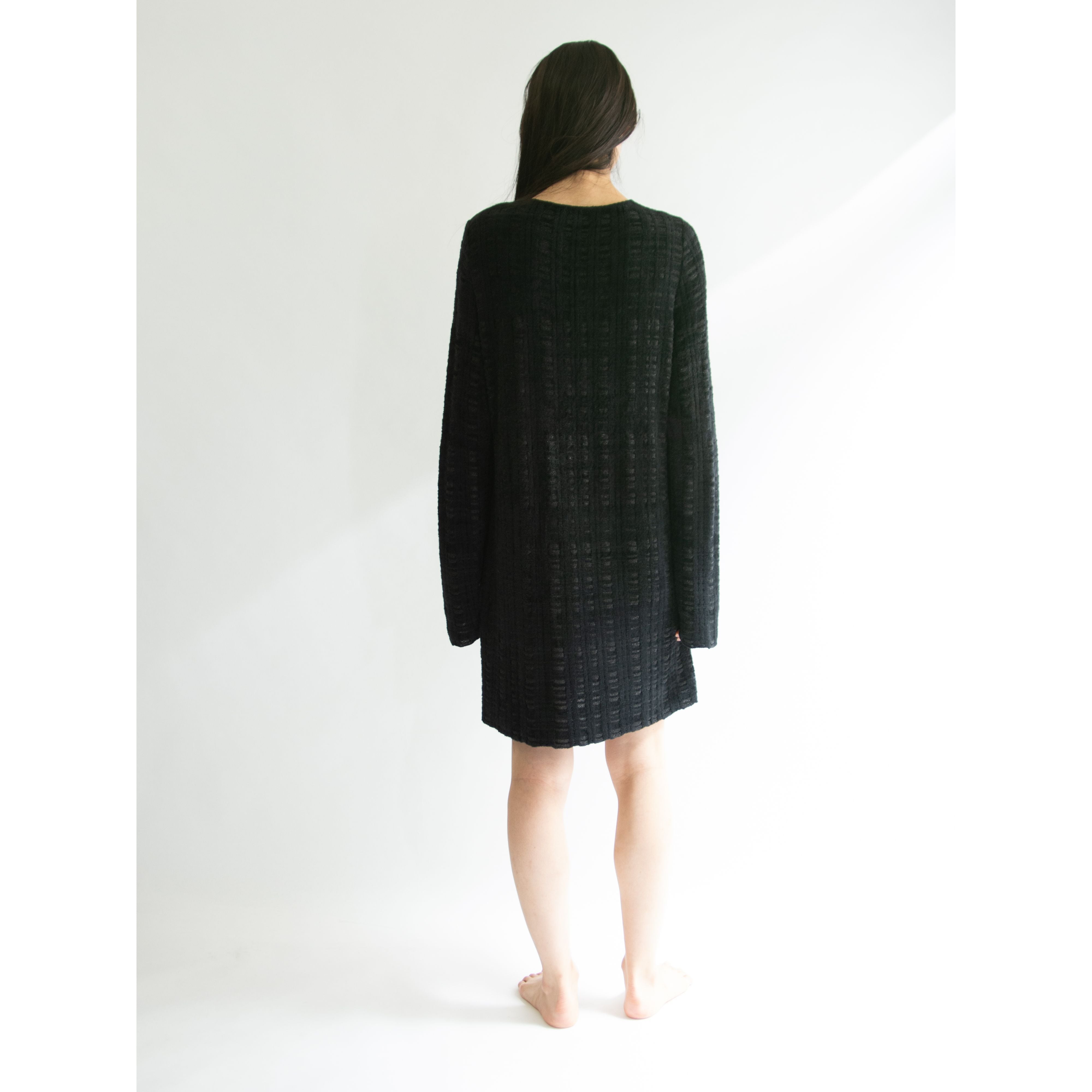 【Les Copains couture】Made in Italy Rayon-Nylon Knit Dress（レコパン イタリア製 レーヨンナイロンニットドレス ワンピース）