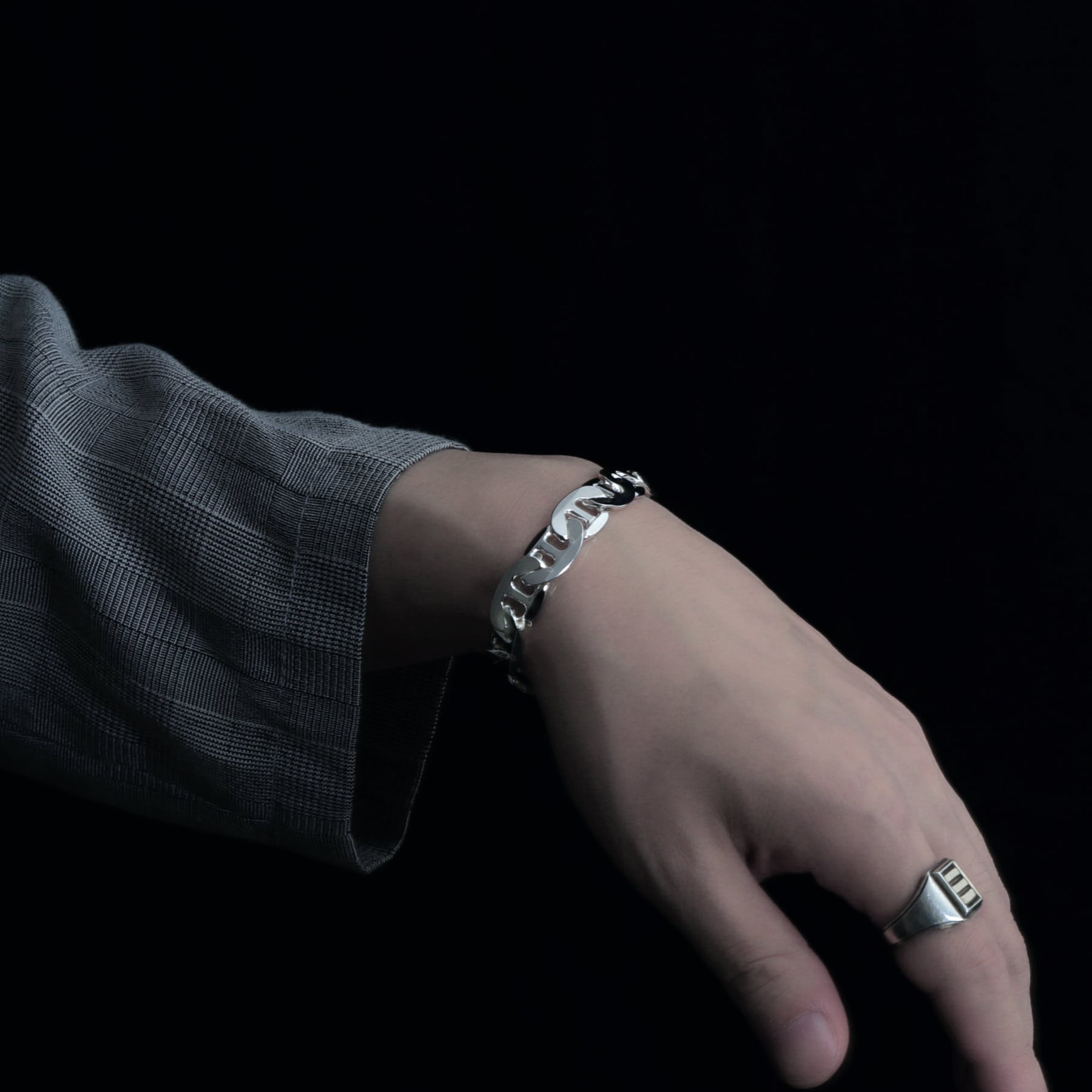 flat marina(anchor) chain bracelet [byoca] / Y2310KHB5236 | YArKA