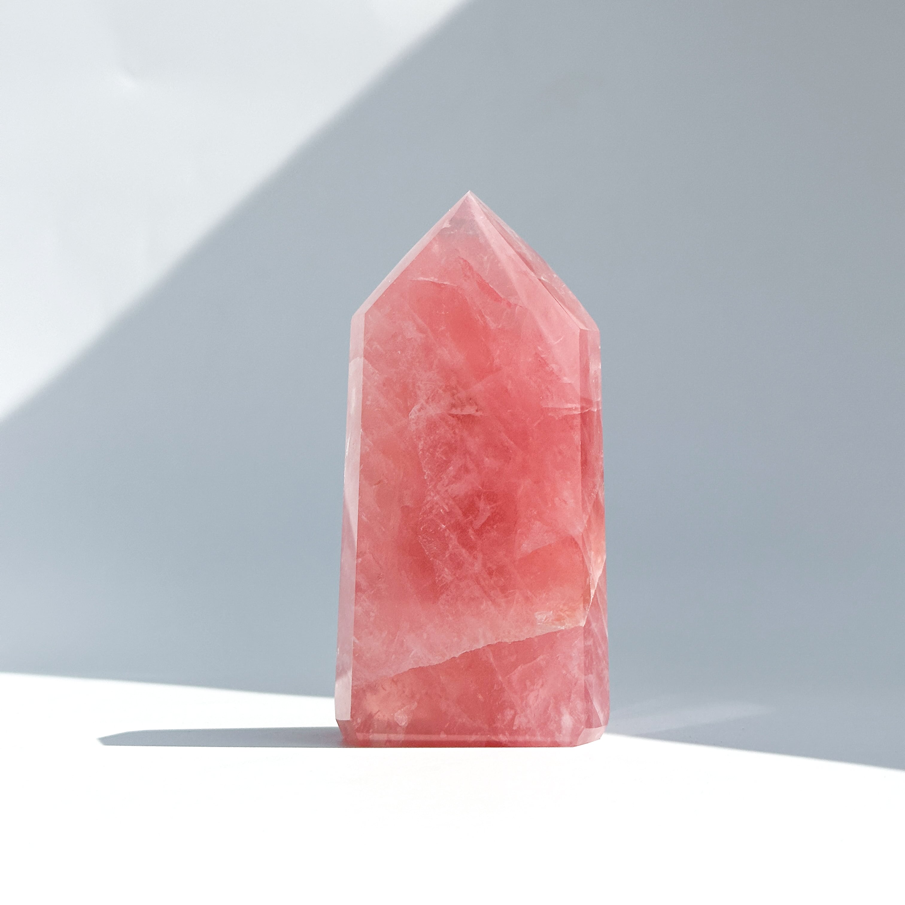 Big【高品質】バイーア産ローズクォーツ タワー12◇ Rose Quartz