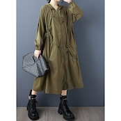 ドローストリングデザイン ジップアップコート 60009