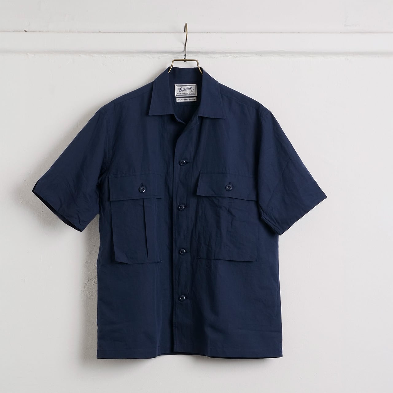 Carhartt カーハート 半袖ワークシャツ 企業ロゴ刺繍 メンズM 古着