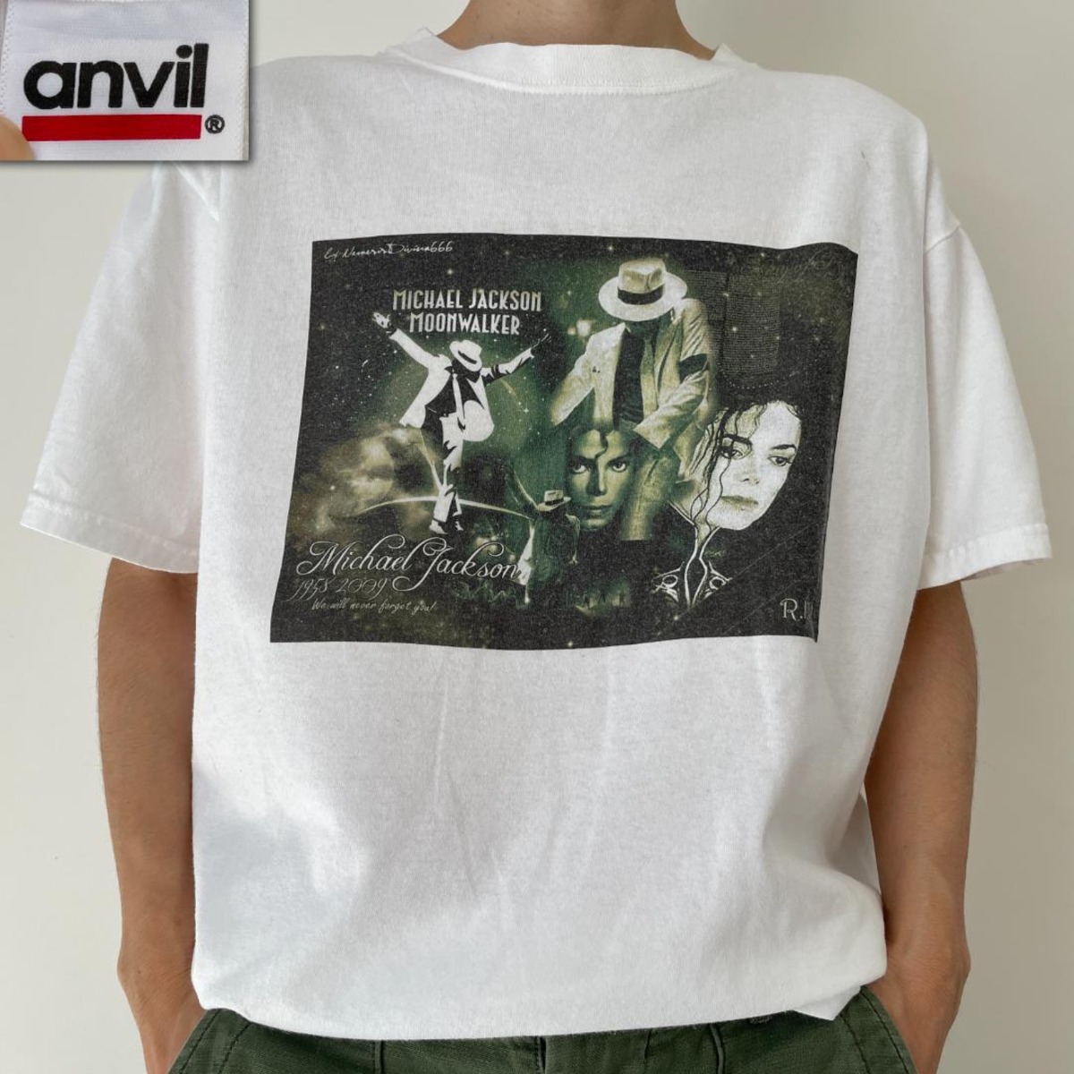 GG150 Tシャツ 00s RIP 追悼 マイケルジャクソン ムーンウォーカー 