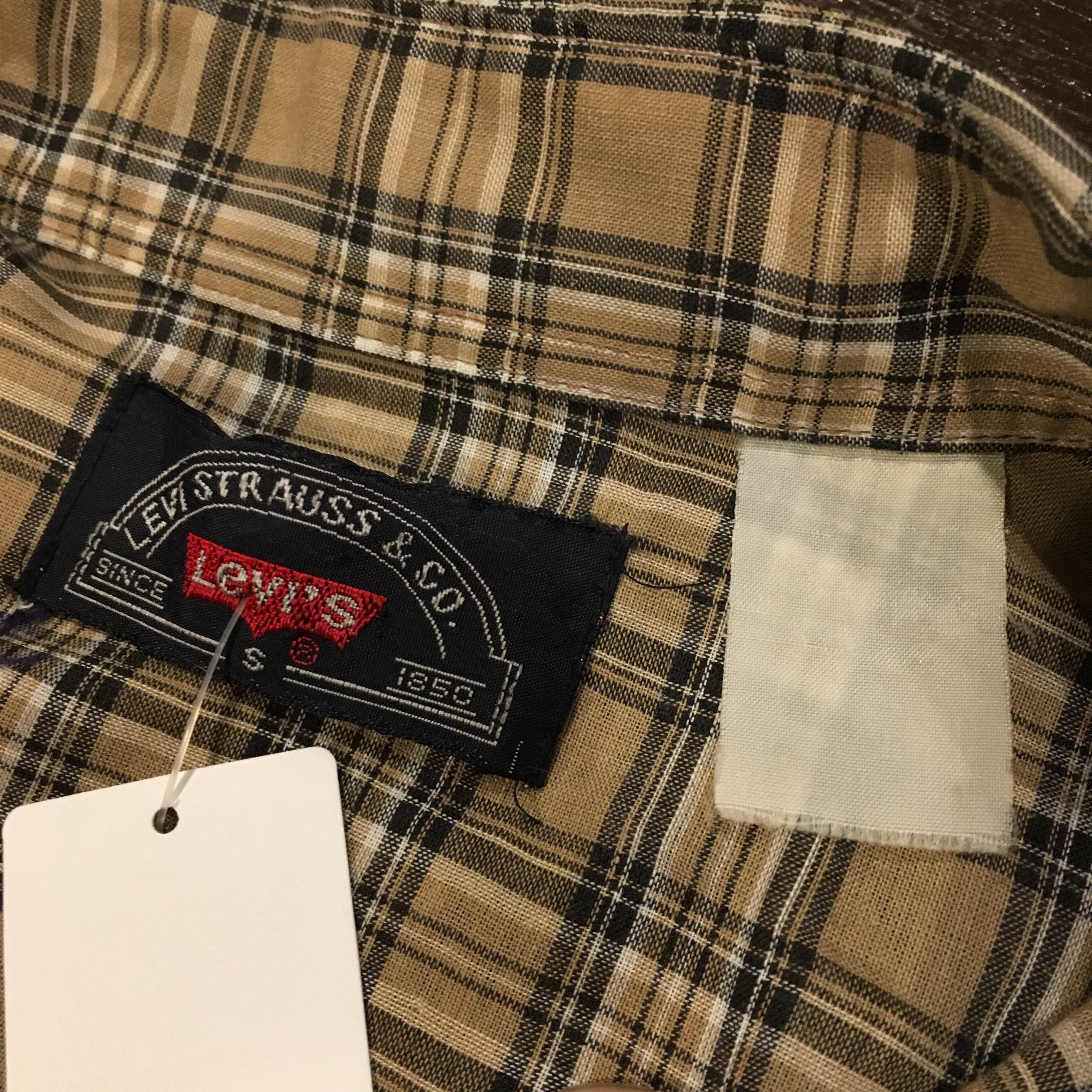 Levi's ヴィンテージ  ウエスタンシャツ　チェック　70年代　80年代